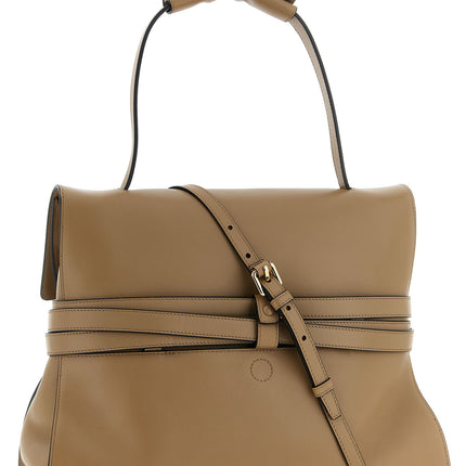 Moschino Beige Napa Leather / Calf Bos Taurus Shoulder Bag