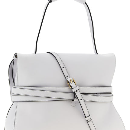 Moschino White Napa Leather / Calf Bos Taurus Shoulder Bag