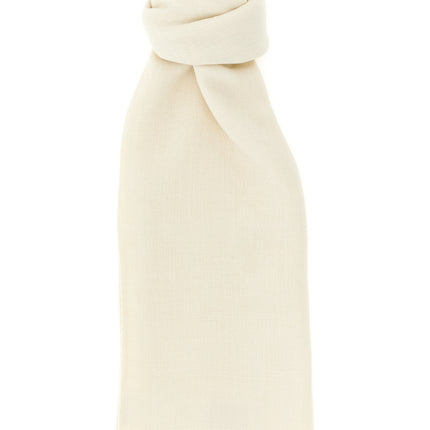 Max Mara Beige Wool Scarf
