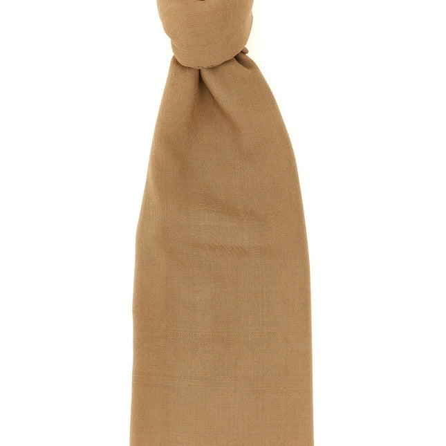 Max Mara Brown Wool Scarf