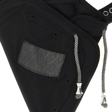 Kiko Kostadinov Black Cotton Crossbody Bag