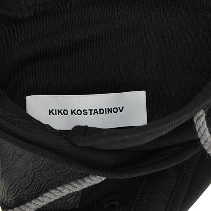 Kiko Kostadinov Black Cotton Crossbody Bag