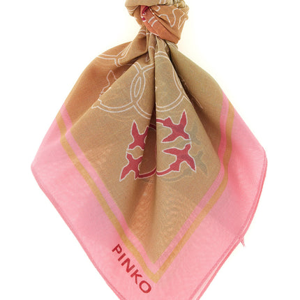 PINKO Multicolor Cotton Scarf