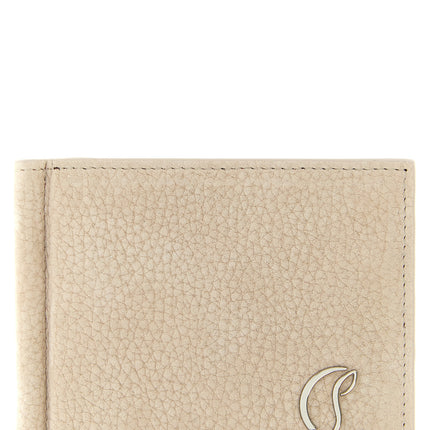 Christian Louboutin Beige Calfskin Wallet
