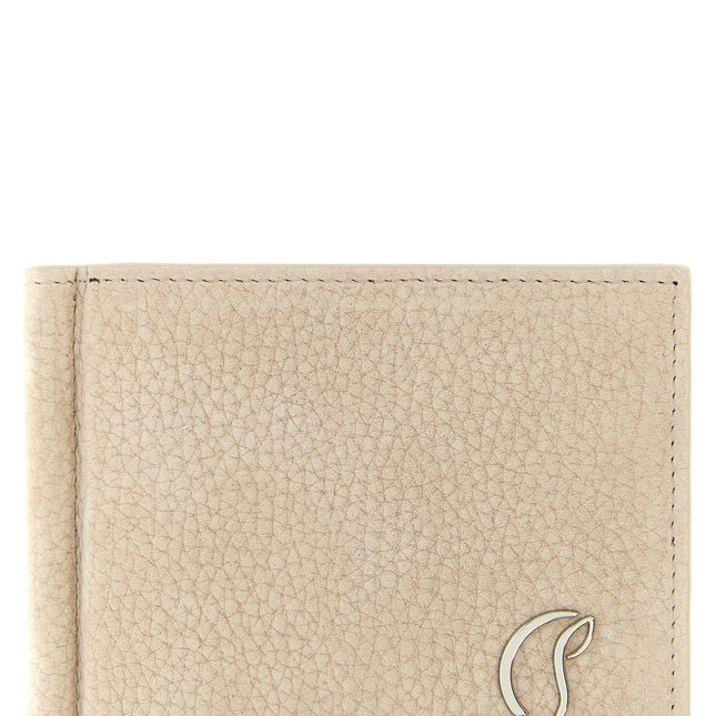 Christian Louboutin Beige Calfskin Wallet