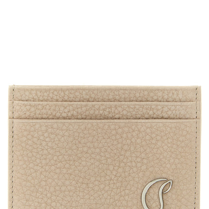 Christian Louboutin Beige Calfskin Cardholder