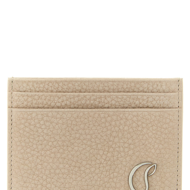 Christian Louboutin Beige Calfskin Cardholder