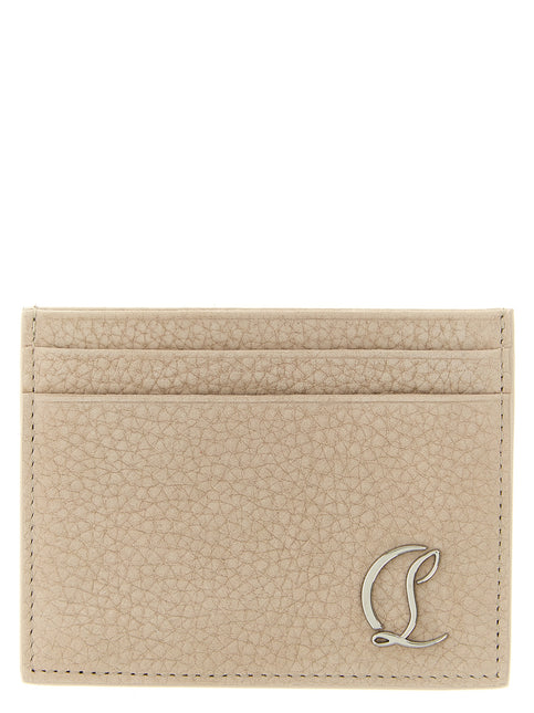 Christian Louboutin Beige Calfskin Cardholder