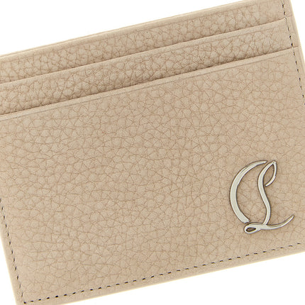 Christian Louboutin Beige Calfskin Cardholder