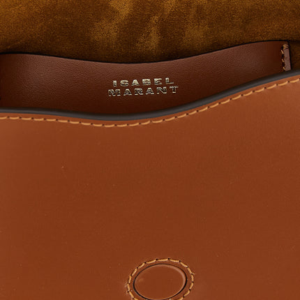 Isabel Marant Brown Calfskin Crossbody Bag