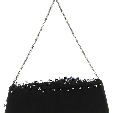 Roger Vivier Black Viscose Clutch Bag