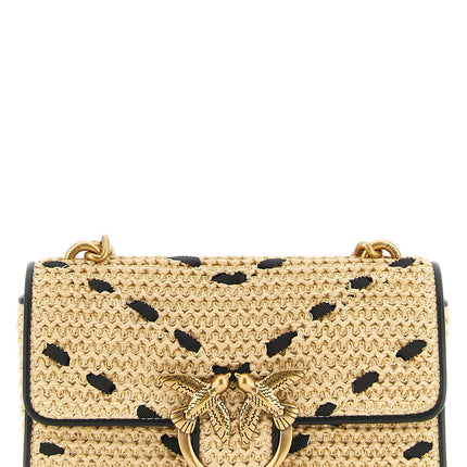 PINKO Beige Cowhide Crossbody Bag