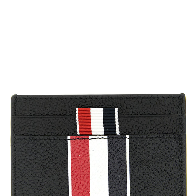 Thom Browne Black Calfskin Cardholder