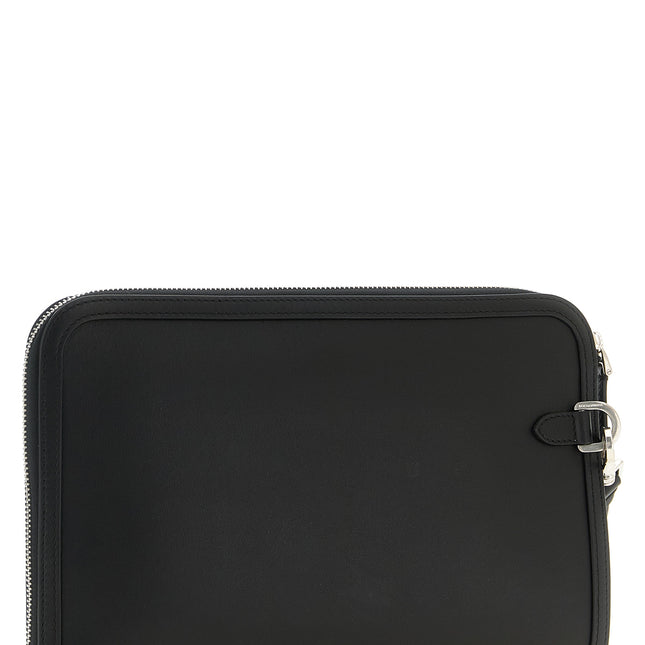 Dolce & Gabbana Bicolor Calfskin Clutch Bag