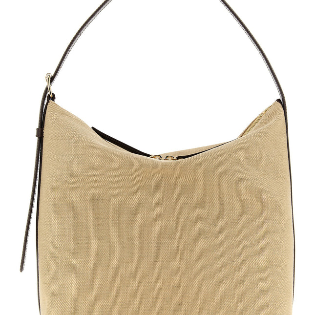 A.P.C. Beige Cotton Shoulder Bag
