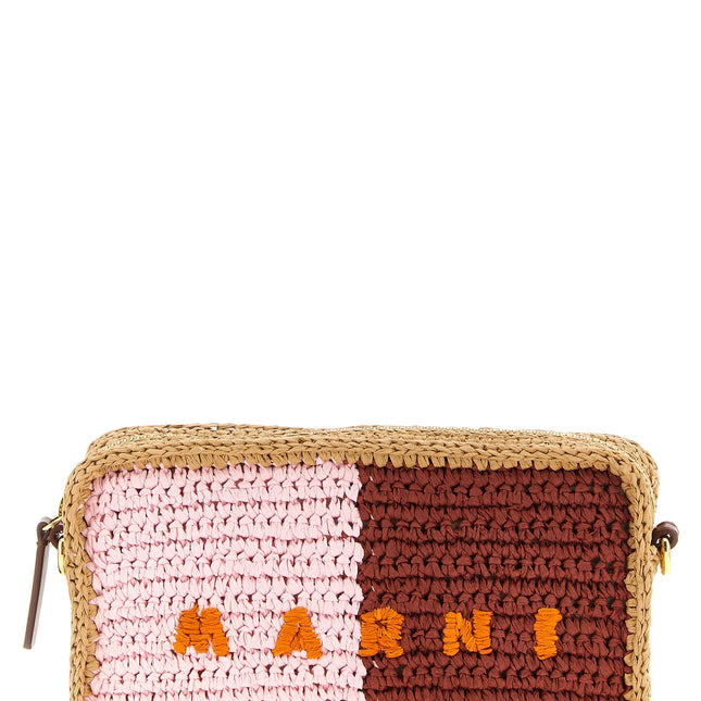 Marni Multicolor Paper Crossbody Bag