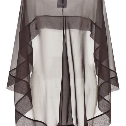 Alberta Ferretti Brown Silk Scarf
