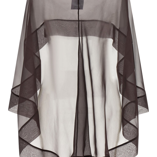 Alberta Ferretti Brown Silk Scarf