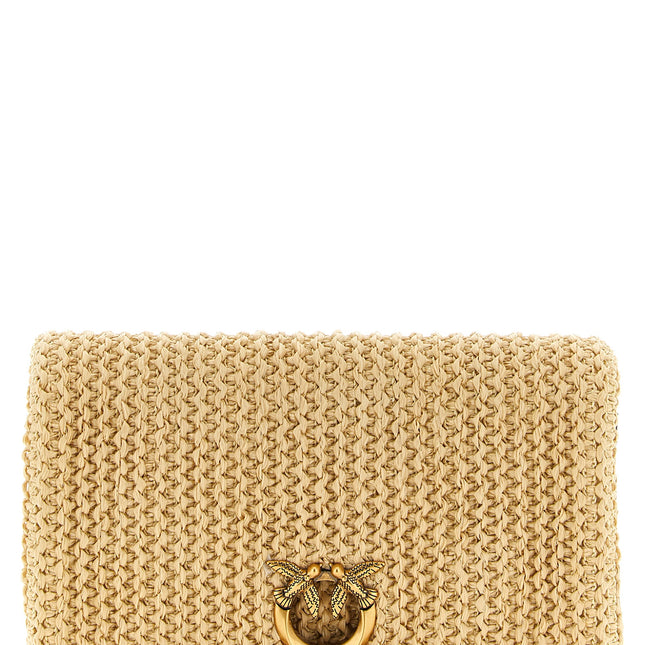 PINKO Beige Polypropylene Clutch Bag