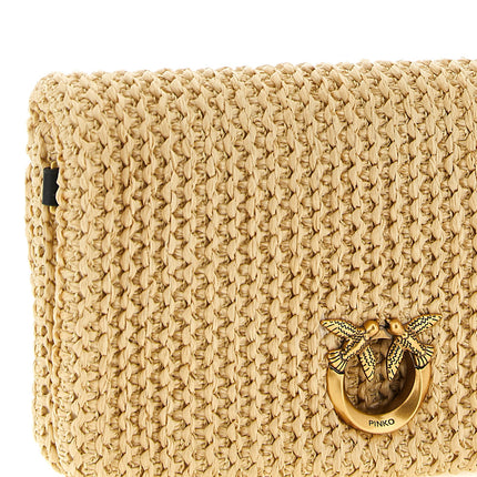 PINKO Beige Polypropylene Clutch Bag