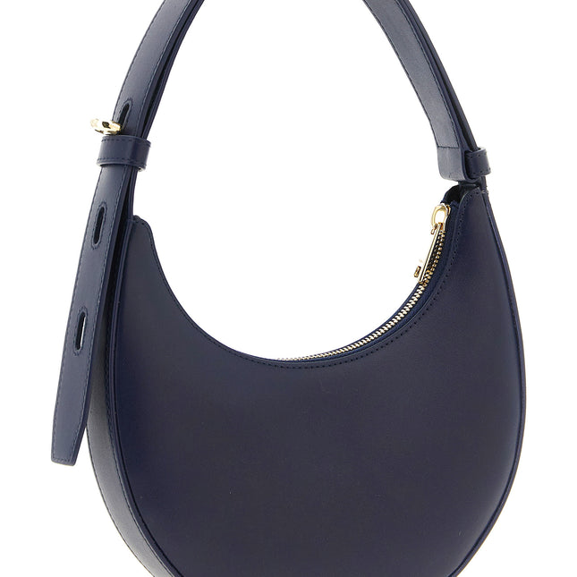 Furla Blue Calfskin Shoulder Bag