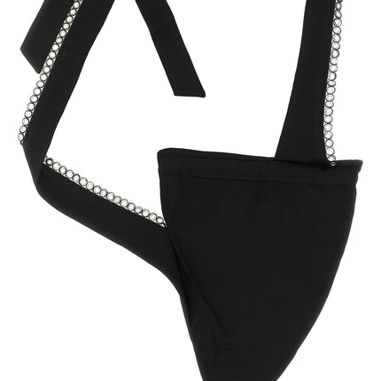 Kiko Kostadinov Black Cotton Crossbody Bag