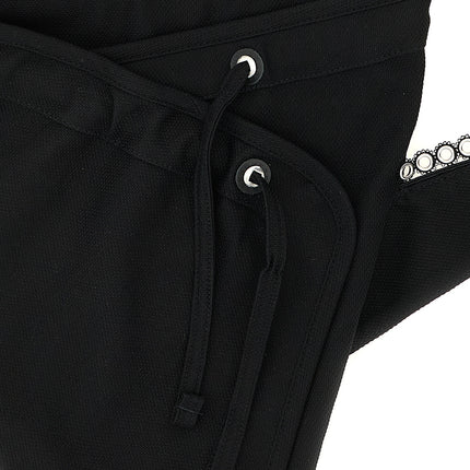 Kiko Kostadinov Black Cotton Crossbody Bag