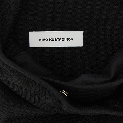 Kiko Kostadinov Black Cotton Crossbody Bag