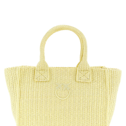 PINKO Bicolor Polypropylene Tote Bag