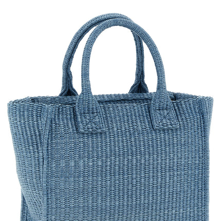 PINKO Blue Polypropylene Tote Bag