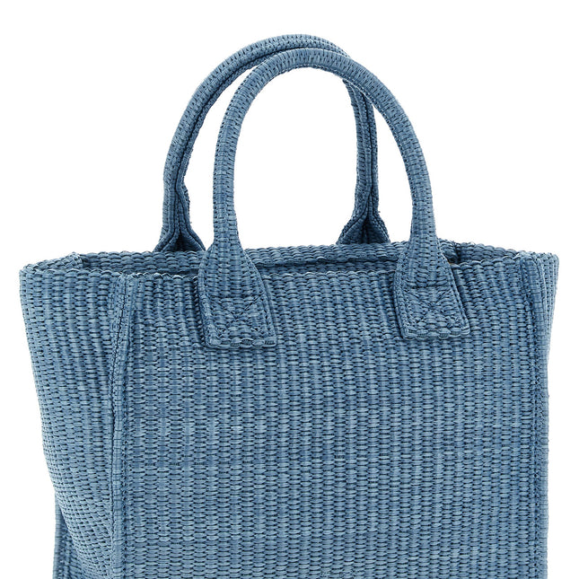 PINKO Blue Polypropylene Tote Bag