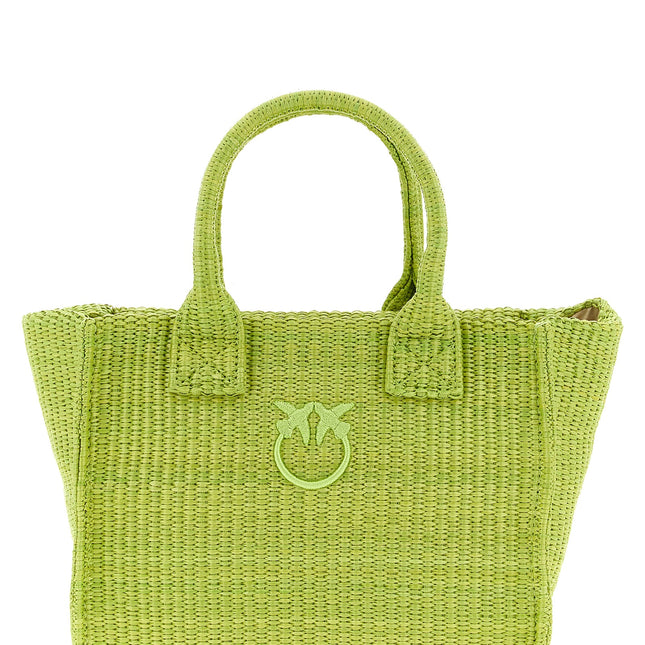 PINKO Bicolor Polypropylene Tote Bag
