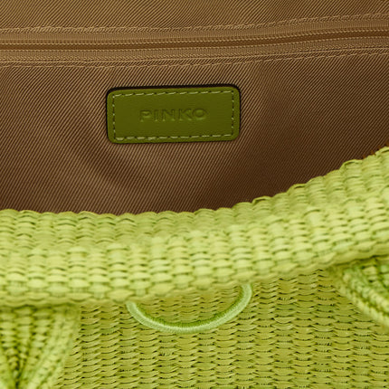 PINKO Bicolor Polypropylene Tote Bag
