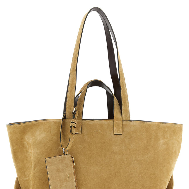 A.P.C. Brown Cowhide Tote Bag
