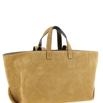 A.P.C. Brown Cowhide Tote Bag