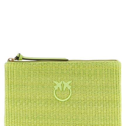PINKO Bicolor Polypropylene Clutch Bag