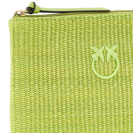PINKO Bicolor Polypropylene Clutch Bag