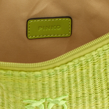 PINKO Bicolor Polypropylene Clutch Bag