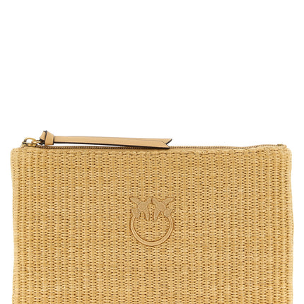 PINKO Beige Polypropylene Clutch Bag