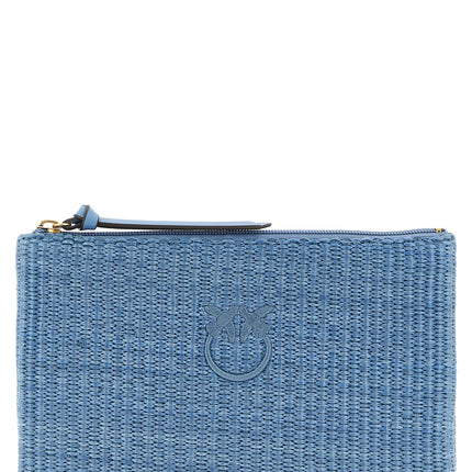 PINKO Blue Polypropylene Clutch Bag