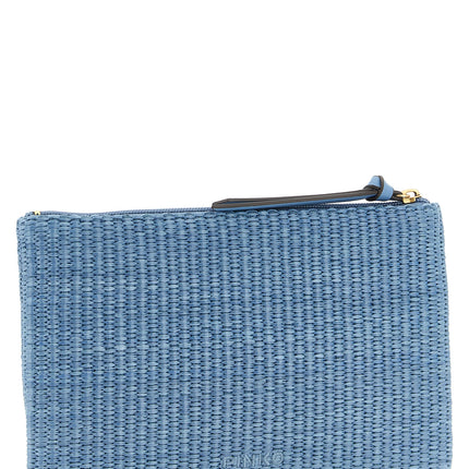 PINKO Blue Polypropylene Clutch Bag