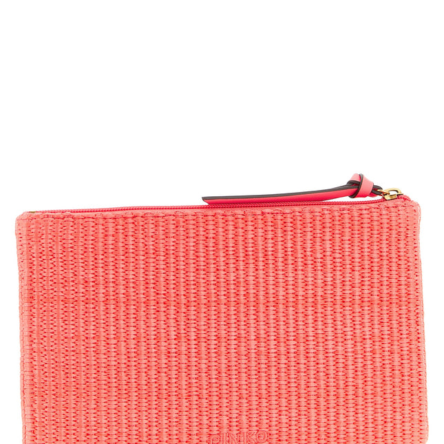 PINKO Fuchsia Polypropylene Clutch Bag
