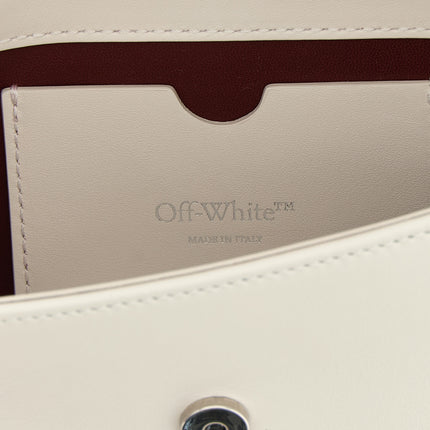 Off-White Bicolor Lamb Leather Shoulder Bag