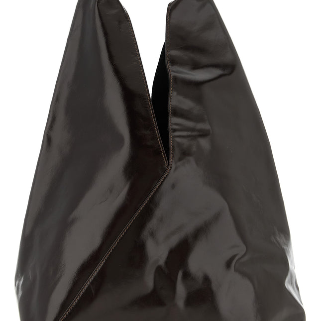 MM6 Maison Margiela Brown Cowhide Handbag