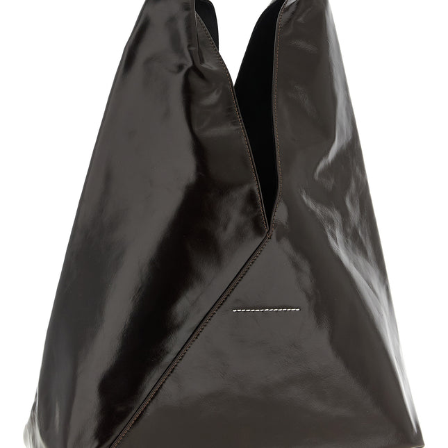 MM6 Maison Margiela Brown Cowhide Handbag