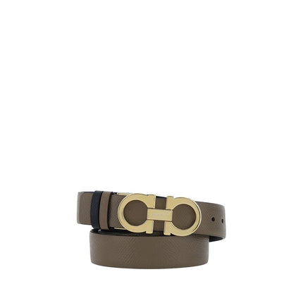 Ferragamo Multicolor Calf Leather Bos Taurus Regular Belt