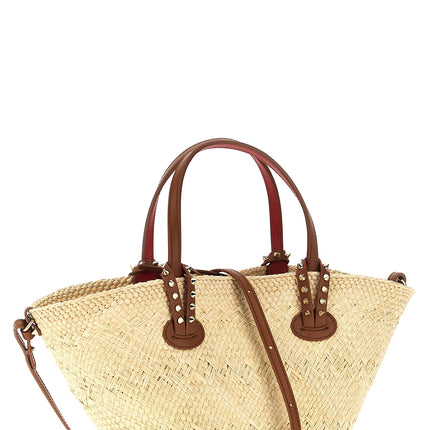 Christian Louboutin Beige Raffia Handbag