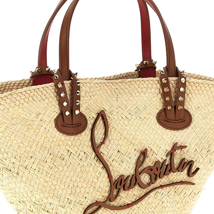 Christian Louboutin Beige Raffia Handbag