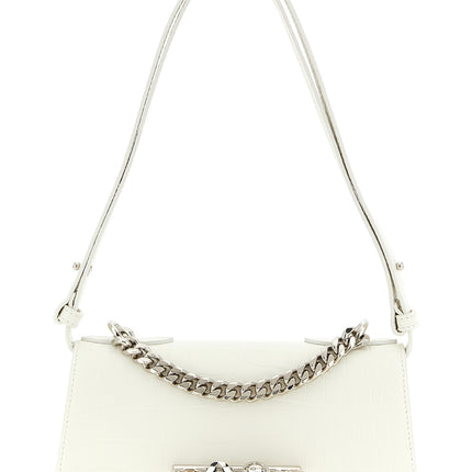 Alexander McQueen White Calfskin Shoulder Bag