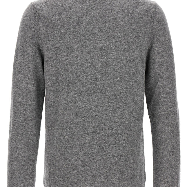 Comme Des Garçons Gray Wool Cardigan